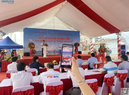 Lễ đón nhận và ra mắt tàu PTSC Hải An & PTSC Sài Gòn.
