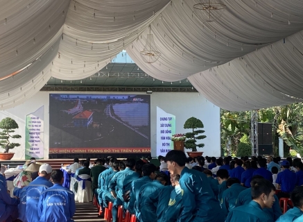 Lễ Ra Quân Hưởng Ứng Phong Trào Thực Hiện Chỉnh Trang Đô Thị Trên Địa Bàn Thị Xã Phú Mỹ Năm 2023