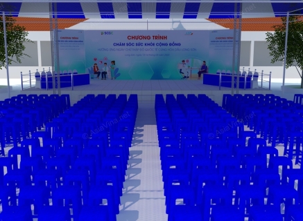 Chương trình khám sức khỏe cộng đồng hưởng ứng ngày chữ thập đỏ cho 1000 người dân tại xã Long Sơn, lần thứ 9 năm 2023