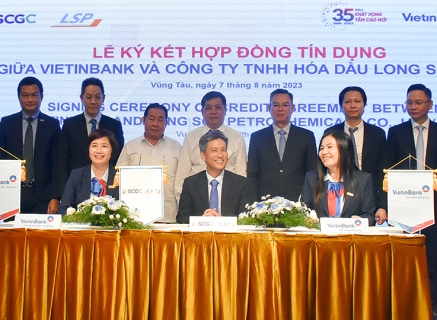 VietinBank ký kết hợp đồng tín dụng trị giá 120 triệu USD với Công ty TNHH Hóa dầu Long Sơn