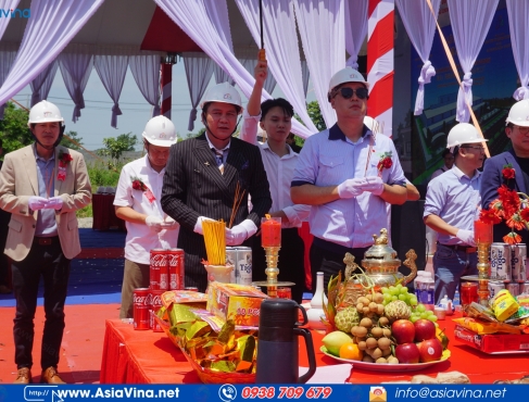 LỄ ĐỘNG THỔ CÔNG TRÌNH XÂY DỰNG MỚI NHÀ XƯỞNG CÔNG TY TNHH MANDARIN FOUNDRY