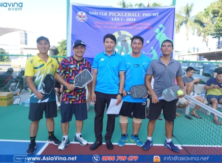 SÔI NỔI GIẢI ĐẤU CLB PICKLEBALL PHÚ MỸ LẦN I NĂM 2024