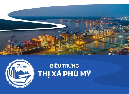 Biểu trưng (Logo) của thị xã Phú Mỹ, tỉnh Bà Rịa-Vũng Tàu
