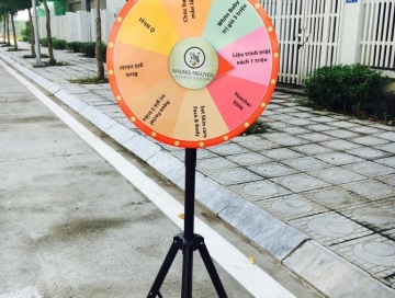 Cho thuê, thiết kế, thi công vòng quay may mắn, trúng thưởng