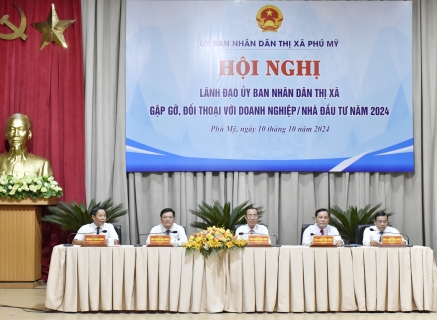 Chính quyền Phú Mỹ đồng hành cùng doanh nghiệp