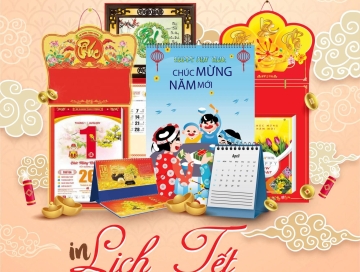 THIẾT KẾ, IN ẤN LỊCH TẾT 2025 GIÁ RẺ