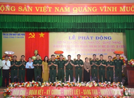 Tổng công ty Ba Son tổ chức Lễ phát động đợt thi đua cao điểm “Thần tốc - Quyết thắng”