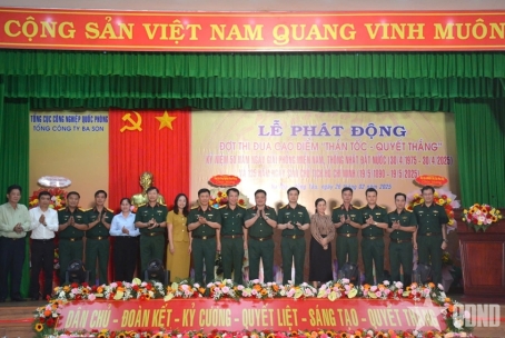 Tổng công ty Ba Son tổ chức Lễ phát động đợt thi đua cao điểm “Thần tốc - Quyết thắng”