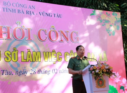 Khởi công xây dựng 36 trụ sở Công an xã - Tỉnh Bà Rịa Vũng Tàu