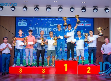 ĐÊM GALA TỔNG KẾT GIẢI TENNIS KỶ NIỆM 10 NĂM THÀNH LẬP CÔNG TY ASIA VINA