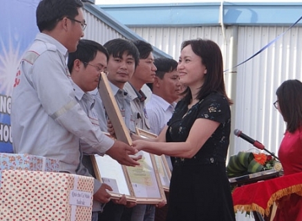 Tổng công ty PTSC tổ chức Lễ công bố 1 triệu giờ an toàn và tổng kết thi đua tại dự án NH3/NPK Phú Mỹ