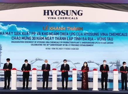 Khánh thành Nhà máy sản xuất PP và Kho ngầm chứa khí hóa lỏng LPG