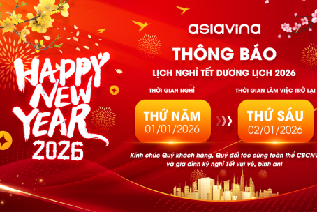 THÔNG BÁO LỊCH NGHỈ TẾT DƯƠNG LỊCH 2026