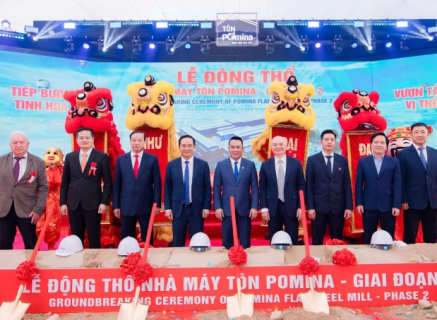 TÔN POMINA ĐỘNG THỔ NHÀ MÁY GIAI ĐOẠN 2