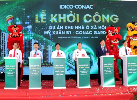 Phường Phú Mỹ (TPHCM) khởi công xây dựng khu nhà ở xã hội có quy mô 1.200 căn