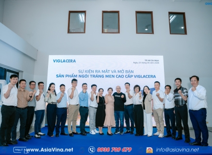 LỄ RA MẮT VÀ MỞ BÁN DÒNG NGÓI TRÁNG MEN CAO CẤP VIGLACERA
