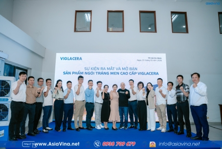 LỄ RA MẮT VÀ MỞ BÁN DÒNG NGÓI TRÁNG MEN CAO CẤP VIGLACERA