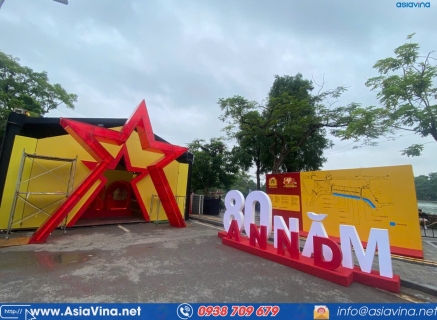 Asia Vina thi công gian hàng triển lãm X03 tại Triển lãm 