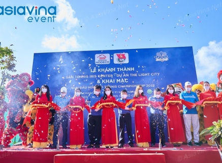 HODECO TỔ CHỨC LỄ KHÁNH THÀNH SÂN TENNIS IRIS CENTER - DỰ ÁN THE LIGHT CITY VÀ KHAI MẠC GIẢI ĐẤU TENNIS HODECO CHAMPIONSHIP