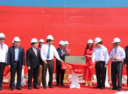 Lễ hạ thủy Giàn khoan tự nâng Tam Đảo 05