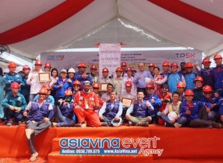 Sự Kiện Chúc Mừng “MÔT TRIỆU GIỜ AN TOÀN” Tại Gói Thầu A1 - Olefins Plant Project Nhà Máy Hóa Lọc Dầu Long Sơn