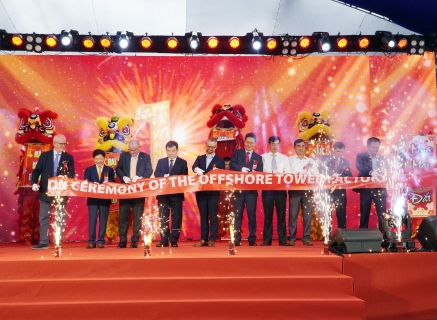 Khánh thành nhà máy tháp điện gió lớn nhất Đông Nam Á