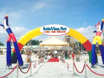 Cho thuê cổng hơi, cổng chào, bơm bóng bay, khí cầu