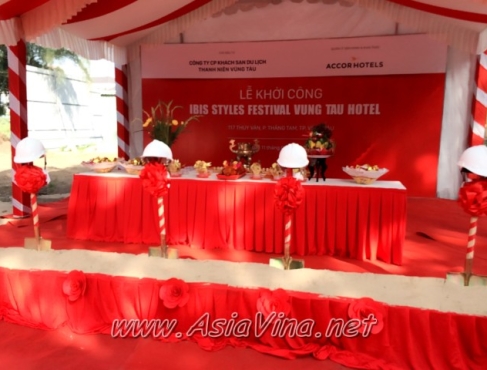 TỔ CHỨC LỄ KHỞI CÔNG IBIS STYLES FESTIVAL VUNG TAU HOTEL