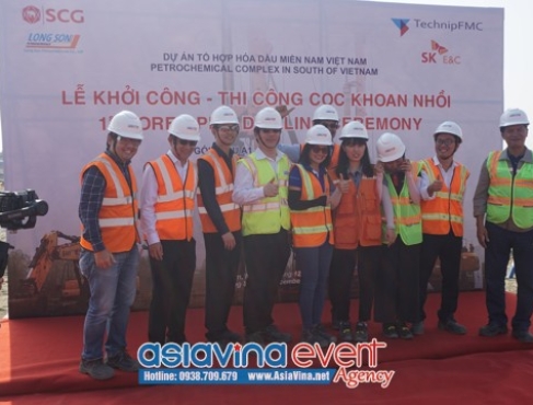 LỄ KHỞI CÔNG - THI CÔNG CỌC KHOAN NHỒI