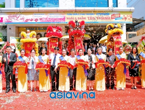 LỄ KHAI TRƯƠNG NGÂN HÀNG NAM Á BANK - PGD CHI NHÁNH THỊ XÃ PHÚ MỸ