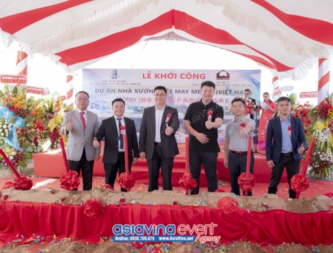 LỄ KHỞI CÔNG XÂY DỰNG NHÀ XƯỞNG DỆT MAY MERRY (VIỆT NAM)