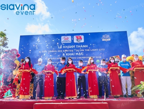 HODECO TỔ CHỨC LỄ KHÁNH THÀNH SÂN TENNIS IRIS CENTER - DỰ ÁN THE LIGHT CITY VÀ KHAI MẠC GIẢI ĐẤU TENNIS HODECO CHAMPIONSHIP