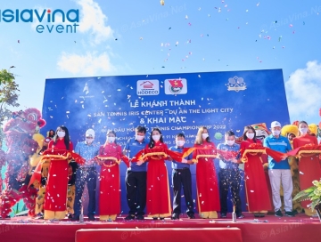 HODECO TỔ CHỨC LỄ KHÁNH THÀNH SÂN TENNIS IRIS CENTER - DỰ ÁN THE LIGHT CITY VÀ KHAI MẠC GIẢI ĐẤU TENNIS HODECO CHAMPIONSHIP