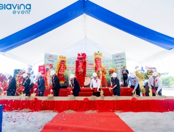 LỄ KHỞI CÔNG GIAI ĐOẠN 2 NHÀ MÁY SẢN XUẤT DĂM GỖ XUẤT KHẨU NHẬT BẢN & CHÂU ÂU