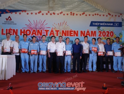 TIỆC TẤT NIÊN CÔNG TY TNHH MỘT THÀNH VIÊN THÉP MIỀN NAM - VNSTEEL