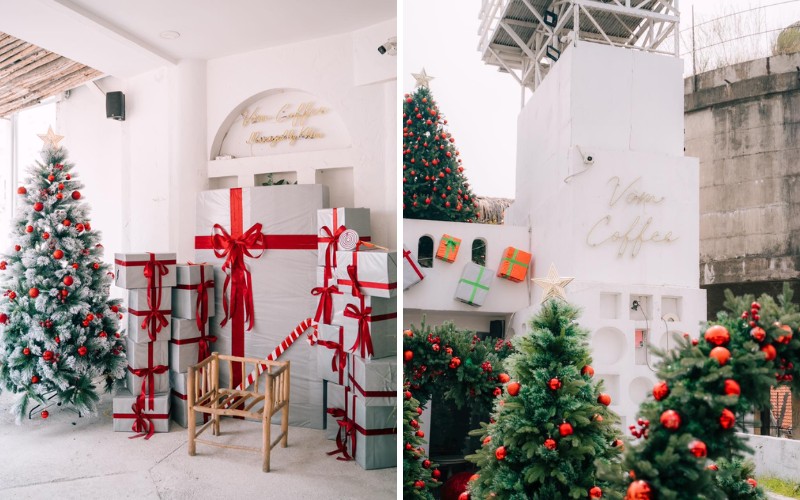10 quán cafe trang trí Noel ở Sài Gòn đẹp 'rụng tim' để checkin
